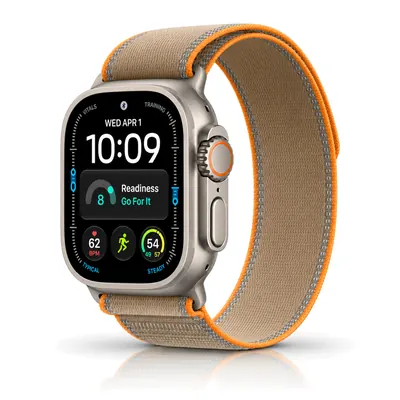 Apple Watch Ultra 4 Titanium Case with Sand Trail Loop